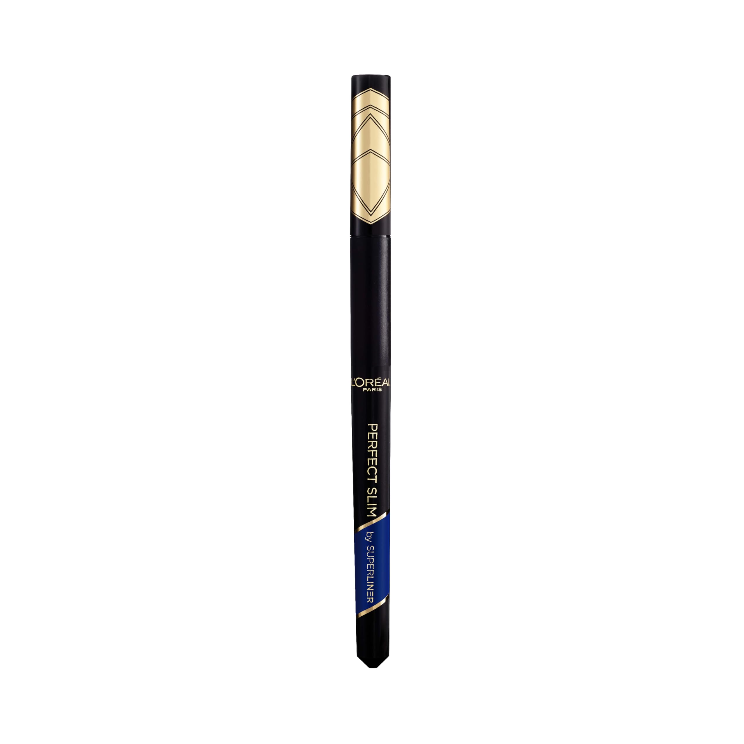 L'Oreal Paris Perfect Slim Liquid Eyeliner, Superliner, Smudge-proof, Water-resistant, Intense Matte Colour, Navy