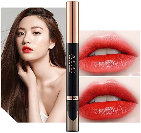 Snlaevx Lipstick Non-stick Cup Waterproof Long Lasting Lipstick Head Lipstick Waterproof Matte Gloss Lip Liner (A)