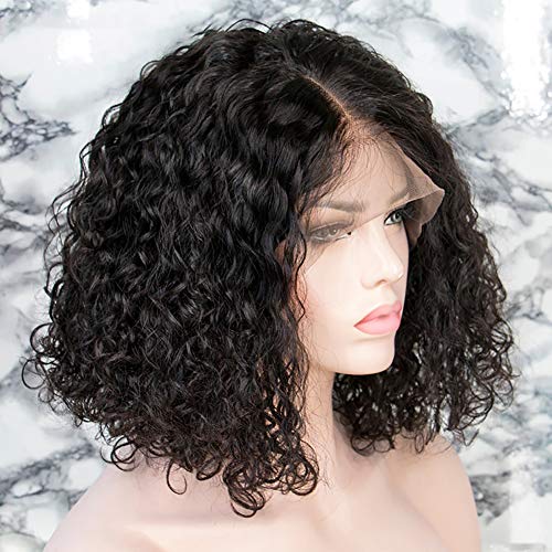 VSHOW-Lace-Front-Wigs-Human-Hair-4x4-Lace-Closure-Short-Bob-Water-Wigs-Brazilian-Curly-Wet-and-Wavy-Deep-Wave-Bob-Wigs-for-Black-Women-150-Density-Pre-Plucked-with-Baby-hair-14-Inch