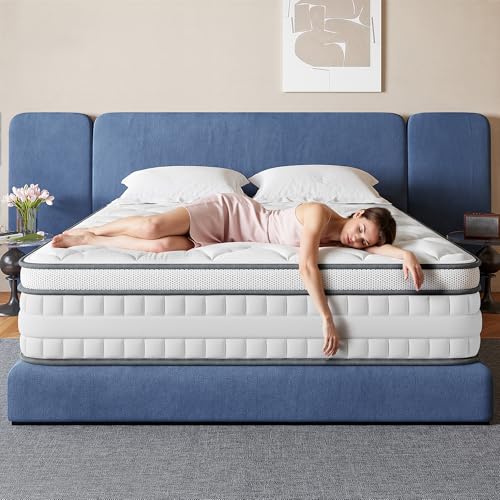 Homkdom 14 Inch Hybrid Mattress