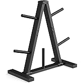 Weight Plate Rack, Weight Tree, Home Gym Storage Stand, Holds 300 lbs