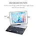 Earto iPad Keyboard Case 9.7 (2017, 2018), 7 Color Backlit Keyboard Case Folio Smart 360 Rotate Stand Keyboard Cover for iPad Air, iPad Air 2, iPad Pro 9.7 and 2017 New iPad 9.7(Black)
