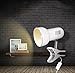 Sun-Rising Rong&LAN Desk lamp,360° Rotation Clip on Lamp Portable Book Reading Light,Clamp on Desk/Table/Bunk Bed/Cupboard Home Lighting, (Seven Colors for Your Choice) Black