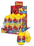 3 Spider-Man Plastic Surprise Eggs with Candy, Sticker, and Spider-Man Surprise
