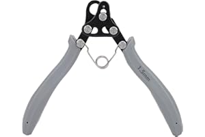 GOWENIC One Step Looper, 1.5mm Jewelry Making Pliers for 18-26g Gold Silver Copper Iron Wires, with Non Slip Grey Handle and 