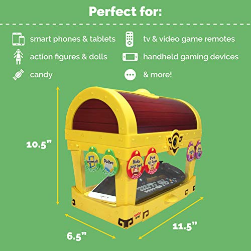 Timeout Toy Box, Kids Screen Time Management, Lockbox with Chore Chart and Positive Reinforcement Tokens for Interactive Parents - Thumbnail 5