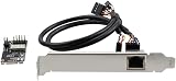 Durratou M.2 PCIe Gigabit Network Card 1000M Desktop Wired Network Adapter view 2