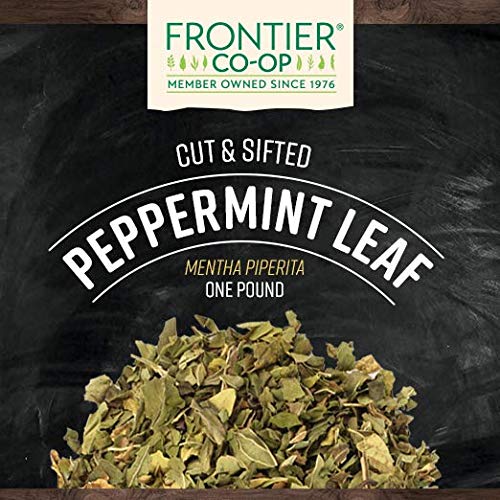 Frontier Coop Peppermint Leaf, Cut & Sifted, 1 Pound Bulk Bag, Kosher