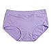 Buankoxy Women's 8 Pack Mid-Rise Stretch Cotton Panties, Assorted Colors(8 Assorted Colors,8)
