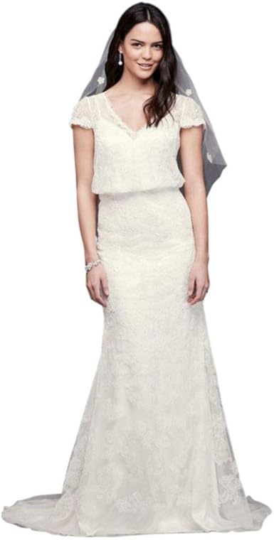 blouson wedding dress