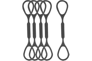 Ipetboom 5pcs Black Silicone Stopper Rings for Trumpet Slide Tuning Stopper Replacement Accessories for Brass