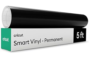 Cricut Smart Permanent Vinyl, Black (13in x 5ft) - for Maker & Explore Machines