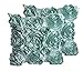 SeptCity Decorative Throw Pillow Covers for Couch Cushion Case, Romantic Love Satin Rose Wedding Party Home Decor, Home Gift (Set of 2)-Turquoise