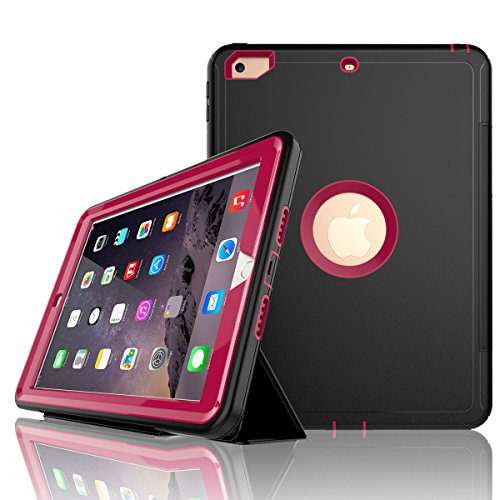 Ipad 9.7 case 2018/2017,hybrid shockproof rugged [ buil…
