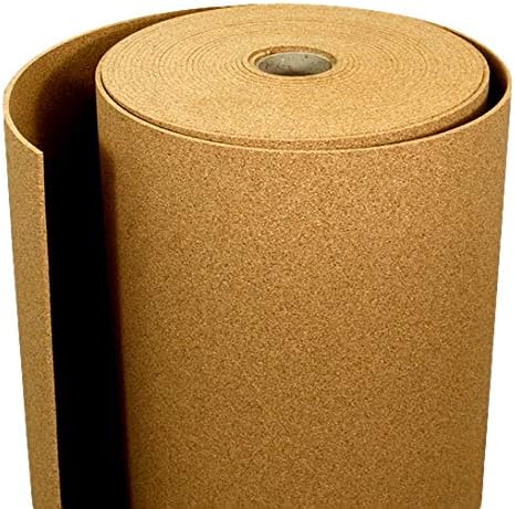 Cork roll 6 mm x 1m – Cork Material with a Variety of uses! Anti-Static, Anti-Slip, Acoustic Insulation Floors and Others, High Quality Natural Cork for Your Home and Office (1 m2)