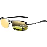 K.LAVER Polarized Photochromic Sunglasses For Men And Women Night Vision Glasses For Driving Cycling UV400 Transition Shades