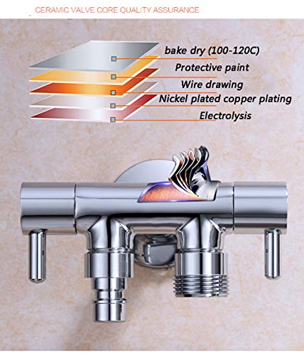 WYYSYNXB Tap with Bathroom Toilet Hand-held Faucet Flusher Pressurized Spray Gun