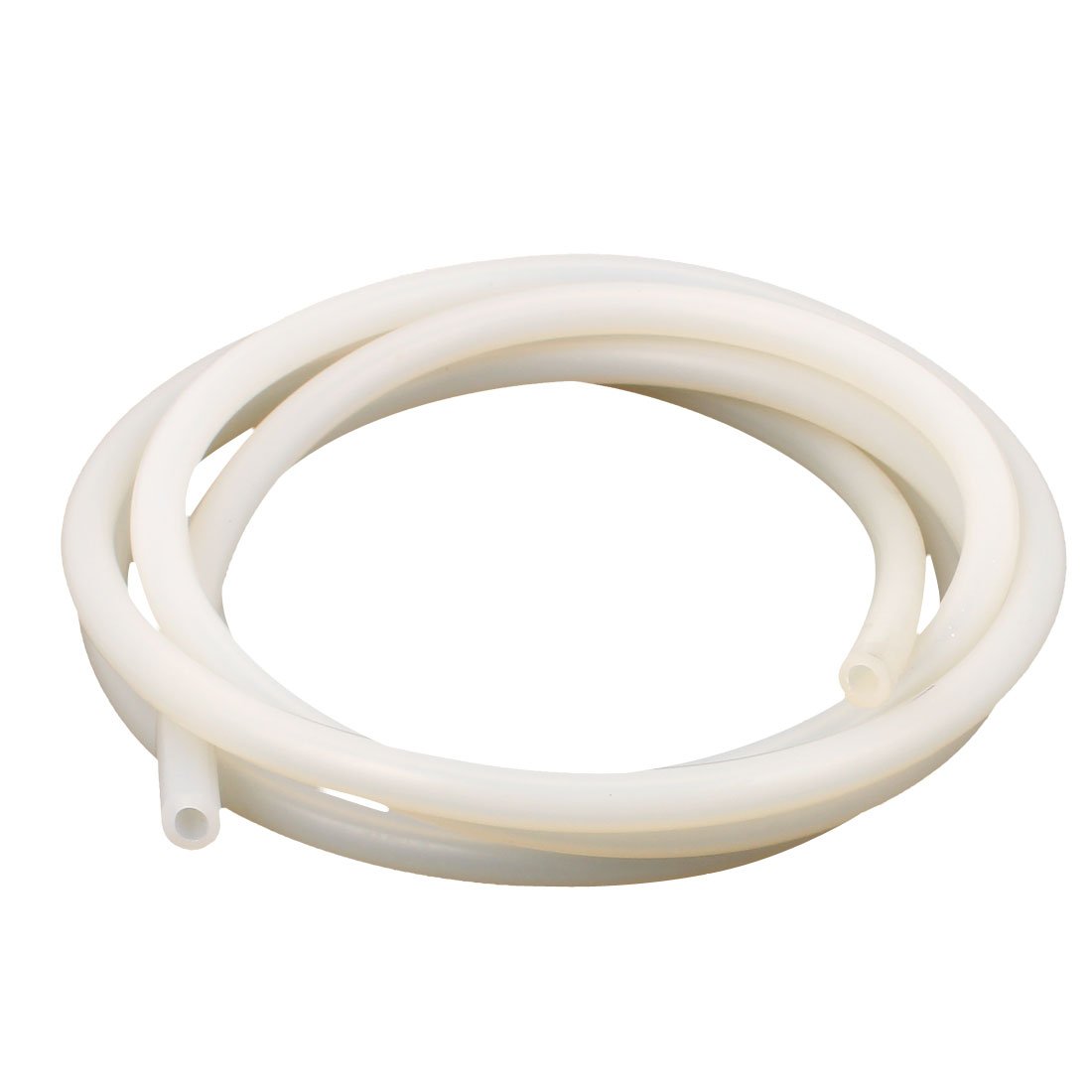 Sourcingmap 5mm x 9mm Silicone Translucent Tube Water Air Pump Hose Pipe 2 Meter 6.5Ft Long