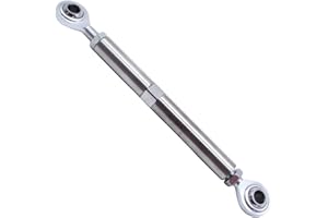 YUCHENSHLP 5 1/2" Adjustable Tensioning Rod Heim Joint Alternator Bracket Fit for SBC BBC 350 454 302 engine