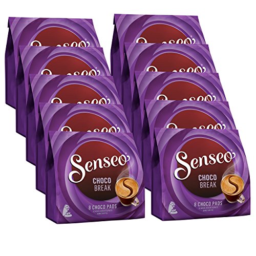 Senseo Chocobreak, cocoa, similar to Hot Choco, Pack of 10, 10 x 8 Pods