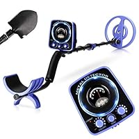 INTEY Metal Detector Waterproof for Adults Kids Adjustable(35"-45") High Accuracy with LED Flash Light &Two Mode(Multi-Function Folding Shovel)