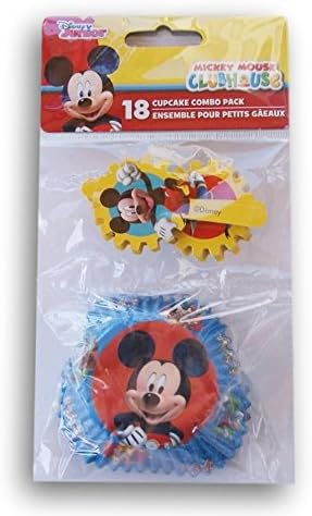 Disney Mickey Mouse Cupcake Combo Pack - 18 Count