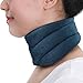 Beyoung Neck Support, Cervical Brace - Adjustable Cervical Collar with Soft Durable Foam for Neck Rest, Relieve Cervical Pain, Airplane Travel Nap, Posture Correction with Velour Cover (L)