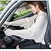 Womens Summer Cool Thin Pleated Flounce Chiffon Quick Dry Long Sleeve Driving Holiday Travel Beach Sun Coat Shirt Anti-UV Sun Protection Skin Care Cover Sunscreen Casual Jacket Outerwear