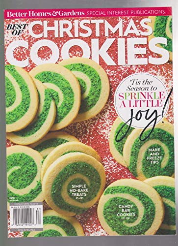 BETTER HOMES & GARDENS MAGAZINE BEST OF CHRISTMAS COOKIES 2018.