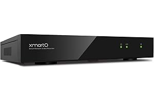 xmartO ENQ88 8CH 4K 8MP Ultra HD PoE NVR/DVR (Works with xmartO PoE Cameras, Plug N Play, Easy Remote Access)