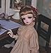 Zgmd 1/4 BJD Doll BJD Dolls Ball Jointed Doll Sad Eyes Nice Doll Girl Free Eyes With Face Make Up