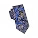 Hi-Tie Men's 4pc Waistcoat Vest Necktie Pocket Square Cufflinks Set For Suit or Tuxedo More Color for Choose (M, N-1447)