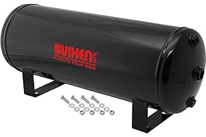 Vixen Air 3 Gallon (12 Liter) 7 Ports Suspension/Air Ride/Bag/Train Horn Air Tank 200 PSI VXT3100
