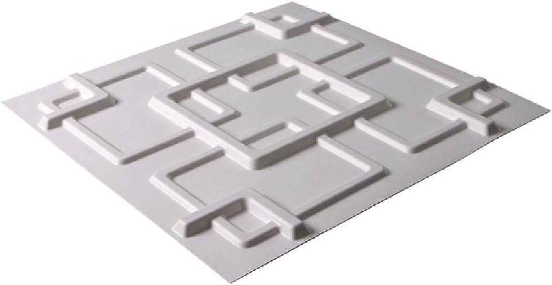 Amazon Com 10 Piece 3d Wall Panels European Geometric Squares