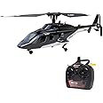 Powerbrick ESKY F150BL V3 5CH RC Helicopter Aircraft, Electric Simulation Tail-LED Fighter Plane Hobby-Grade Model for Airwolf Movie, 6-axis Gyroscope, Ready to Fly, for Beginner Children Teen