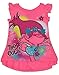 Trolls Little Girls Toddler Coral & Multi Color Two-Piece Short Set