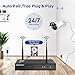 【3MP,AUDIO】 SMONET Wireless Security Camera System with 1TB Hard Drive,8CH NVR Home Complete Surveillance Systems,4Pcs 3MP Indoor Outdoor WiFi IP Cameras,P2P,Waterproof,Night Vision,AI Human Detection