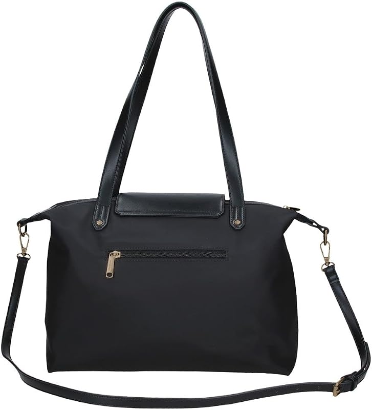 Leire Bolso Tote 15,6' Pulgadas Negro 29x26x14 cms Poliéster y PU 10,5L by Joumma Bags — foto 3 de 8