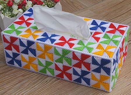 Amazon 手作りししゅうキットシリーズ 風車型 ティッシュケース 刺繍キット リハビリ 手芸 刺繍 パッチワーク キルト 刺繍図案 刺繍キット クロスステッチ フリーチャート 刺しゅうキット Couturier フェリシモ ステッチ 刺しゅうキット 通販