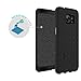 Galaxy S7 Edge Case: Stalion® Secure Shell & Belt Clip Holster Combo with Kickstand (Jet Black) 180° Degree Rotating Locking Swivel + Shockproof Protection