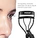 Padcist Eyelash Curler, Beauty Eye Lashes Mini Eyelashes Curler, with Silicone Pressure Refill Replacement Pads Pad Fits All Eye Shapes ( Black)