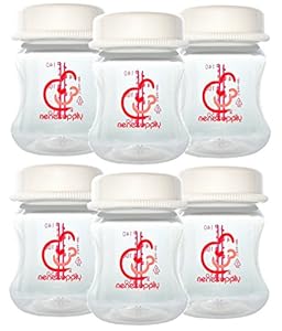 Image of Wide Mouth Breastmilk Collection Storage Bottle Use on Spectra S1 Spectra S2 Avent Breastpump Not Original Spectra S2 Accessories Not Original Spectra Pump Parts Replace Spectra Bottle or Avent Bottle