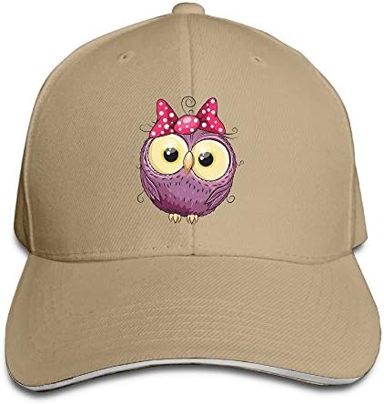 Unisex Fashion Sanwich Cap Lovely Owl With Bow Casual Popular Visor Caps Trucker Cap Cool Adjustable