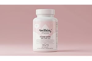 Milkin' More On-The-Go Lactation Blend Capsules, Brewer's Yeast and Flax Seed, 60 Vegetable Gum Capsules
