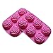 Combo 2 pack molds Large Rose and Large Tulip Silicone Cake, Ice Cube,Chocolate Soap Tray Mold Party maker (Ships From USA)