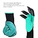 Runfish Gardening Gloves, Women Garden Digging Gloves with Claws Protective Gear Gardening Tool for Gardeners (2 Pairs)