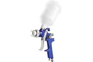 PNTGREEN HVLP Spray Gun Gravity Feed, 600CC Capacity, with 1.4mm Nozzle Professional Air Paint Sprayer Spray Guns for Painting Cars