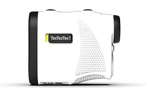 TecTecTec KLYR Golf Rangefinder with Slope, Belt Clip, Magnetic Holder. Laser Range Finder with 2022 Optics, high end case, G