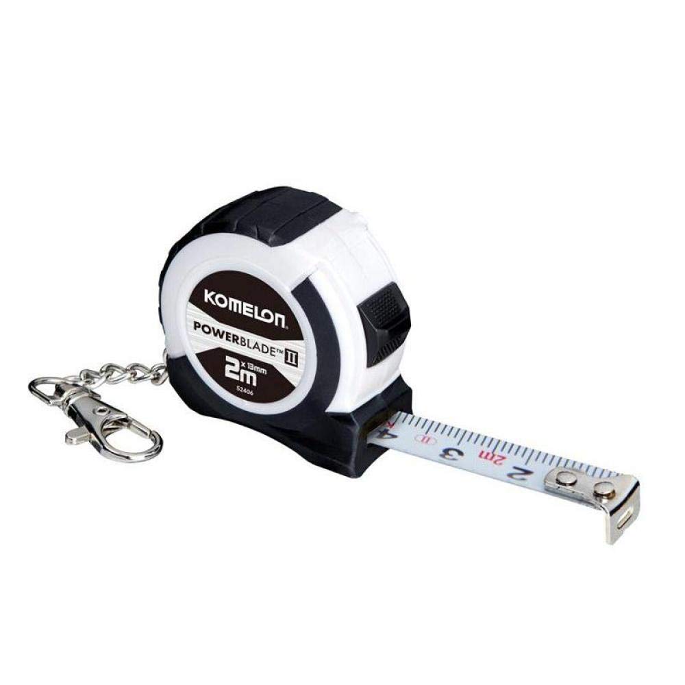 Komelon KOM2MKRT PowerBlade II Pocket Key Ring Tape, Black, 2m (Width 13mm) (Metric only)