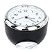Acecharming High Accuracy Car Dashboard Clock Classic Table Mini Quartz Clock Car Onboard Small Round Luminated Clock (Size: 40 x 40 x 40 mm),White